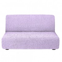 Чехол на диван без подлокотников, Светло-лиловый